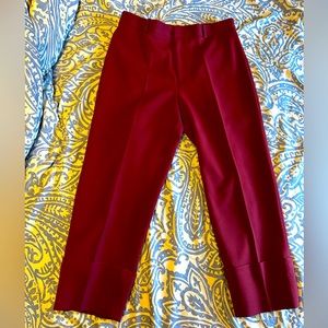 Club Monaco wide cuff crop trouser